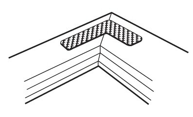 klittenband hoekjes zeer sterk zelfklevend rol 100 stuks 33x9mm