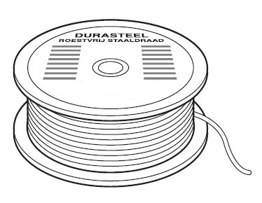 staaldraad durasteel softstrand 0,5 mm 503 m 5,4 kg