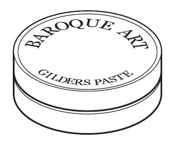 gilder&#039;s paste baroque art donker blauw inhoud 27 ml